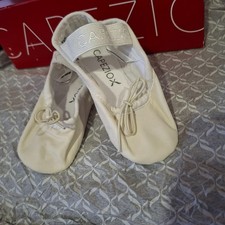 NIB CAPEZIO DAISY 205X BALLET SHOES TODDLER GIRL'S WHITE SIZE: 6N