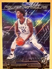2022-23 Panini Chronicles Draft Picks Power Formulas AJ Griffin #PF-AJG Duke