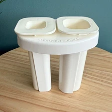 Vintage Sears Counter Craft Food Chute Replacement 3 Pc Set White