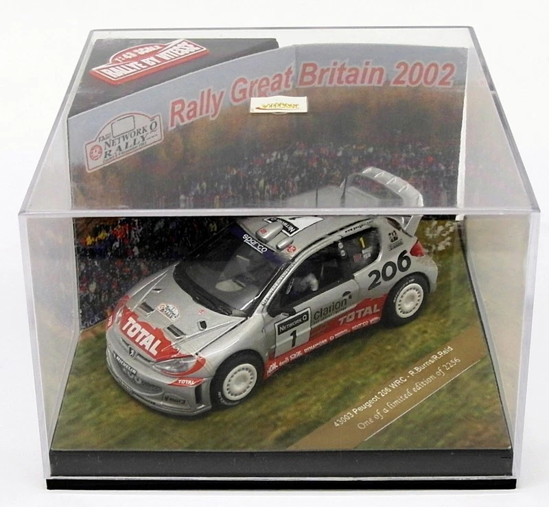 Vitesse масштаб 1/43 43003 - Peugeot 206 WRC ралли Великобритании 2002 - Изображение 4 из 4