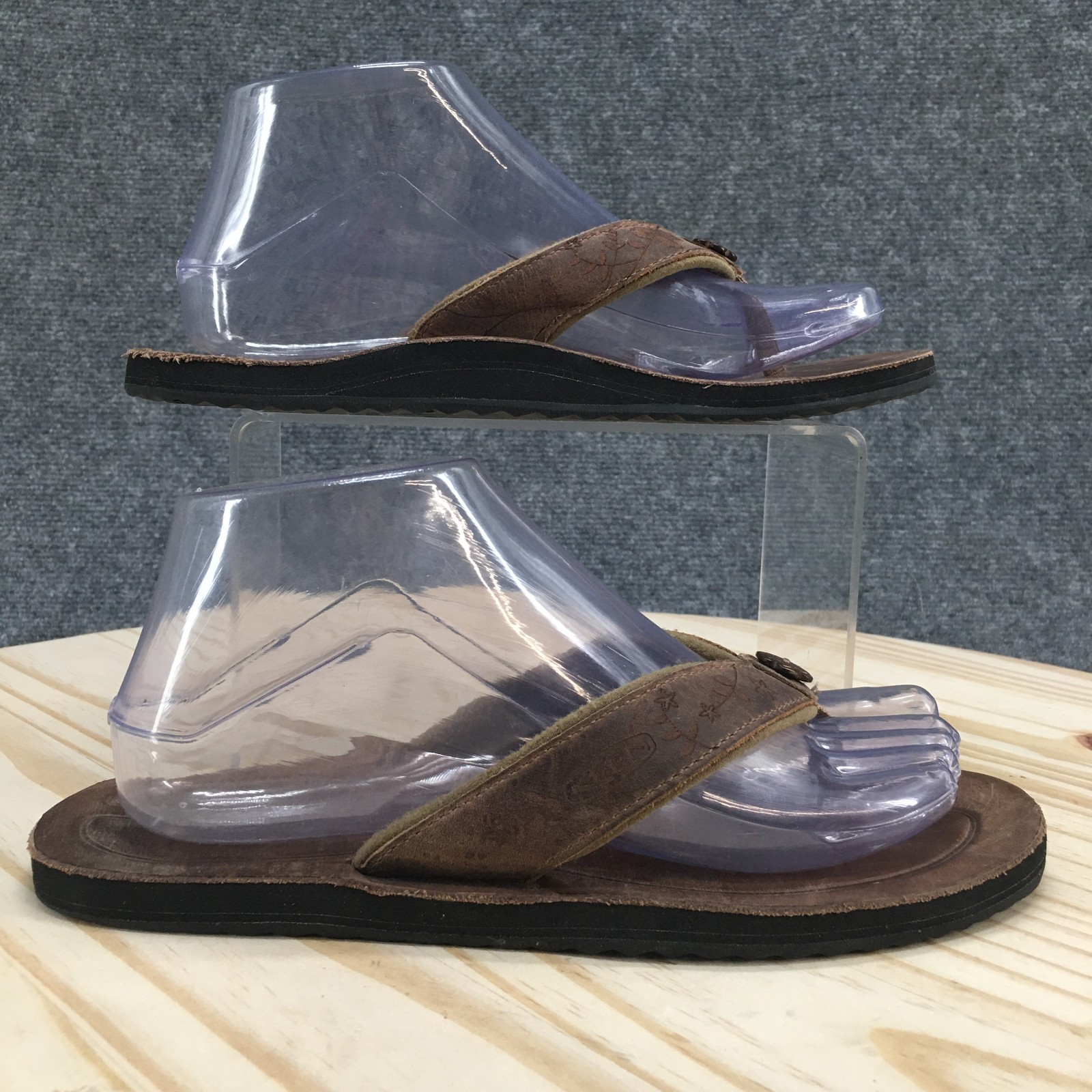 Sandali Keen donna 7 infradito marroni punta comodi casual slip on ballerine