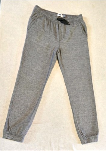 Old Navy Kids Gray Jean Joggers Size L 10-12 Elastic Waist Drawstring Pants