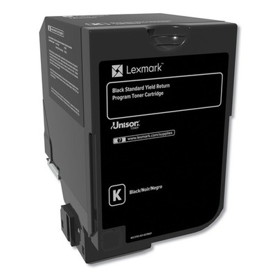 Lexmark 74C1HK0 (CS720/CS725) Return Program High-Yield Toner, Black