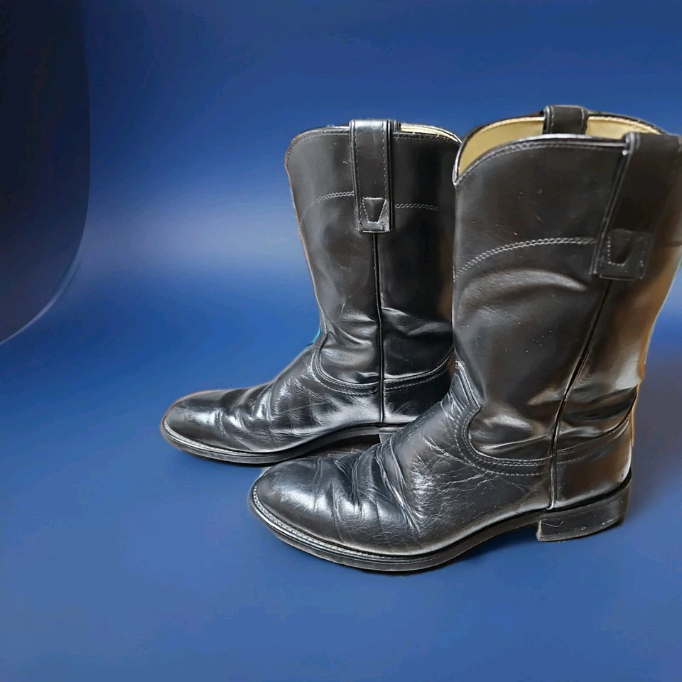 Roy Cooper Women's Leather Cowgirl Boots Size 9.5d Foto 4 de 4