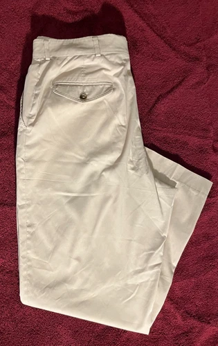 Orvis Mens Pants Beige 34X28 Cotton Blend Lightweight PreOwned - product listing photo