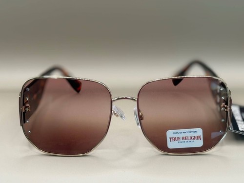 TRUE RELIGION AUTHENTIC! sonnenbrille braun & gold damen herren - Bild 1 von 4