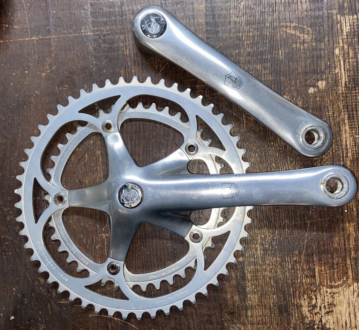 Beautiful And RARE VINTAGE 1988 CAMPAGNOLO CRANKSET 170mm 53