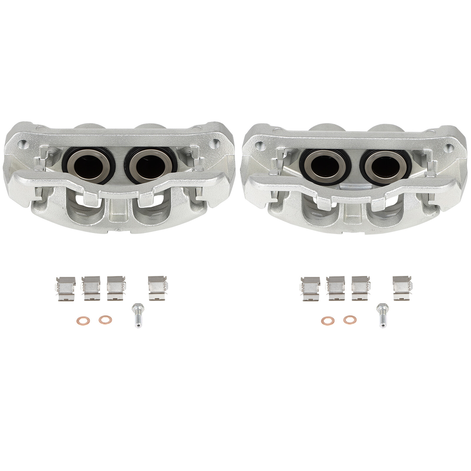 2PCS Front Left Right Brake Calipers w/ Bracket for 13-20 Ford F-250 Super Duty