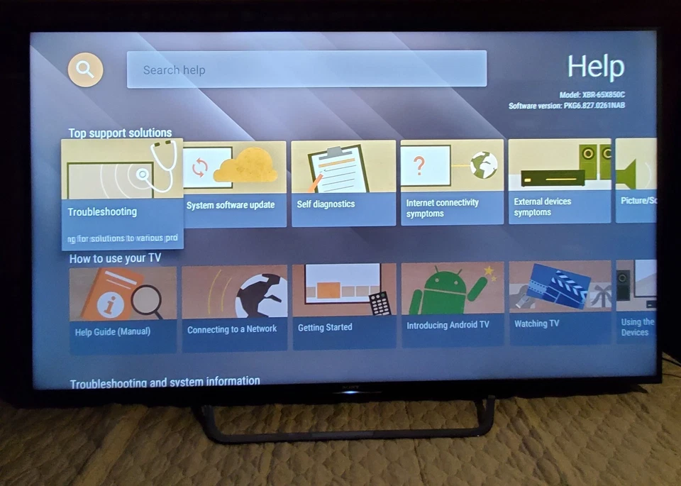 Sony XBR-65X850C 65" 4K 3D Ultra HD Android Smart LED LCD TV  Foto 4 de 4