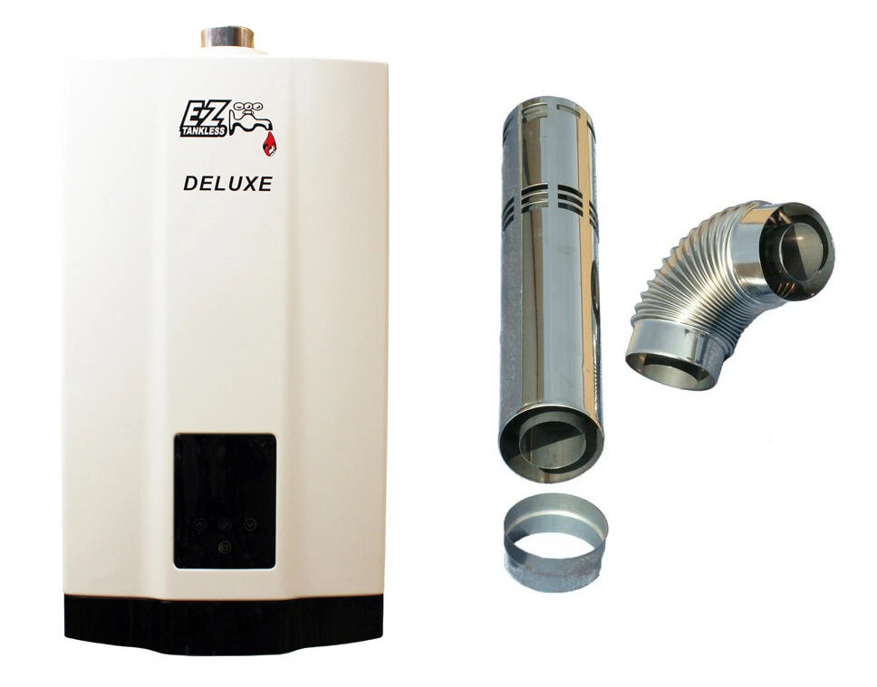 EZ Deluxe NATURAL GAS Tankless Water Heater - for 1-2 bathroom homes - On  Demand | eBay