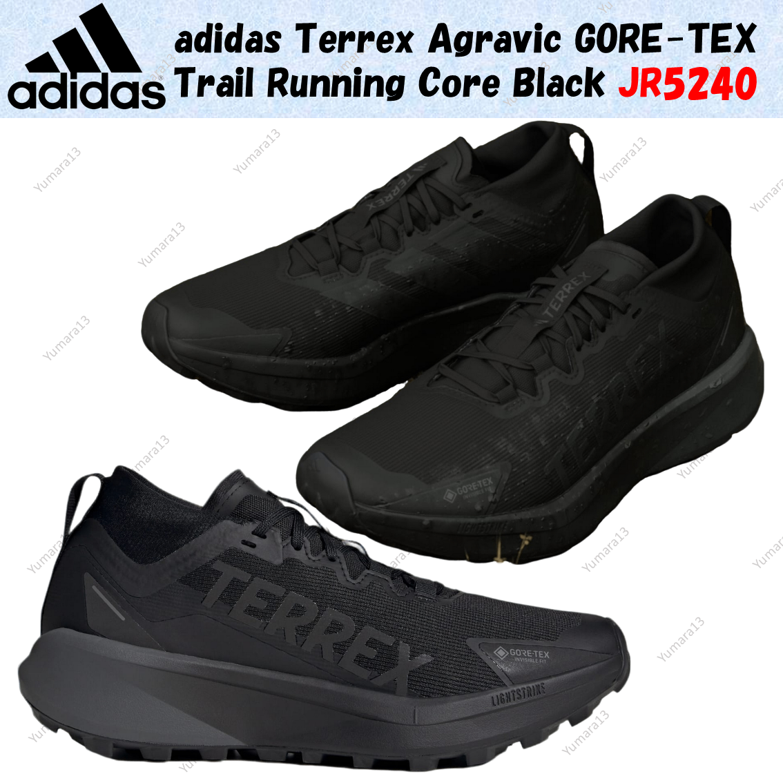 adidas Terrex Agravic GORE-TEX Trail Running Core Black