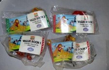  4 Vintage Burger King 1994 : Lion King SIMBA SCAR PUMBAA Kids Meal Toys New 