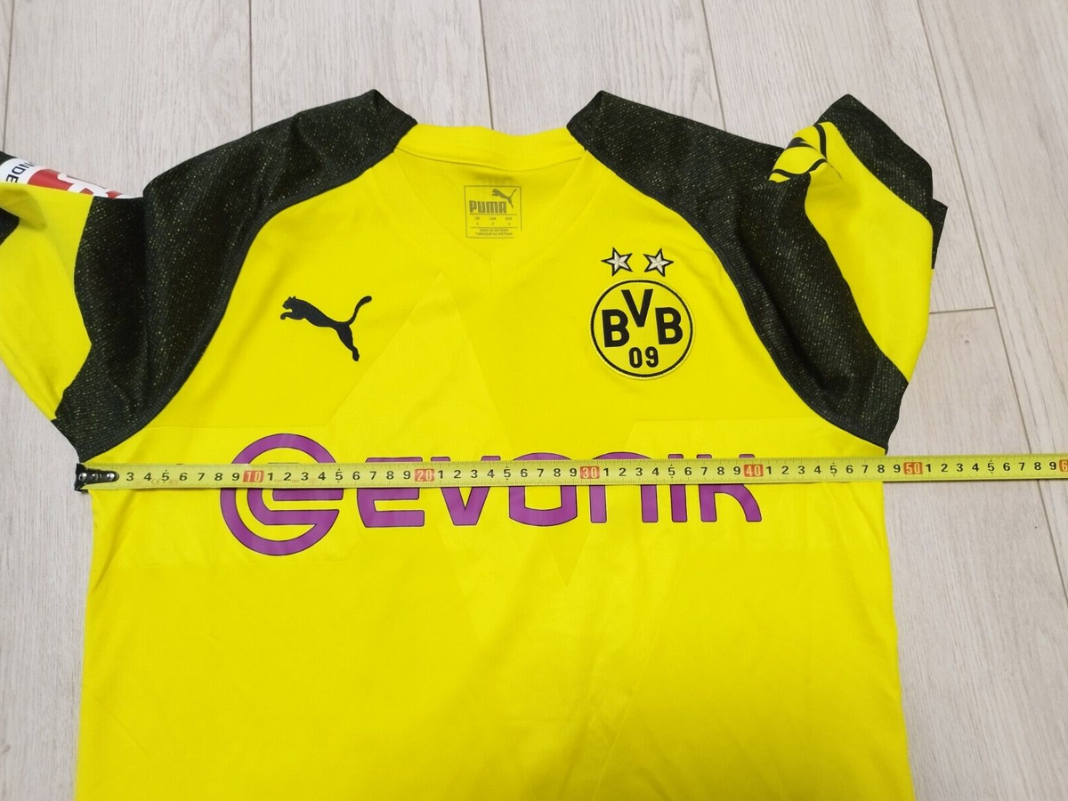 Puma BVB Borussia Dortmund Maillot Domicile Avec Logo Bundesliga 2018 2019 Pour Homme Et Enfant Avec Nom Du Joueur