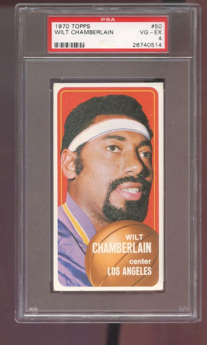 1970-71 Topps #50 Wilt Chamberlain PSA 4 Graded Basketball Card
