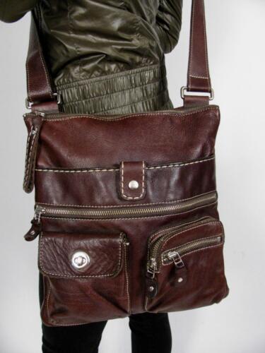 ROOTS CANADA PURSE BROWN LEATHER VENETIAN VILLAGE… - image 1