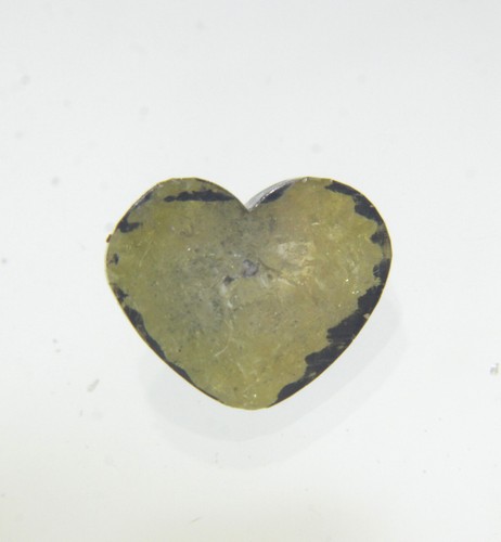 1.47Cts Natural Real Heart Shape Light Yellow Rose Cut Diamond 6.98x8.65x3.40 MM - Picture 17 of 24