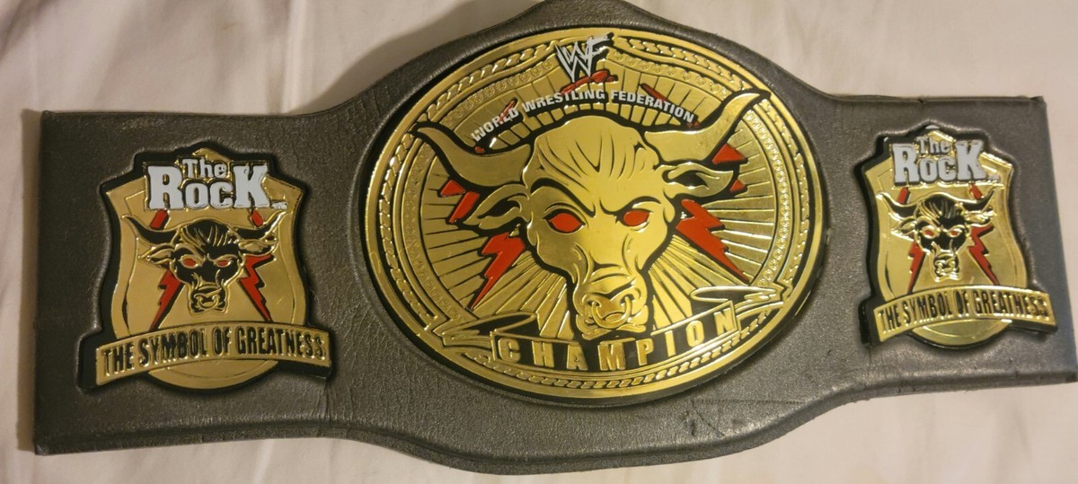 The Rock Brahma Bull Championship Belt Dwayne Johnson The Rock