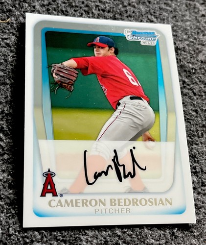 Cam Bedrosian 2011 1st Bowman Chrome RC # BCP156 - Philadelphia Phillies