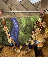 Authentic Doll- Keychain/chain- Handmade