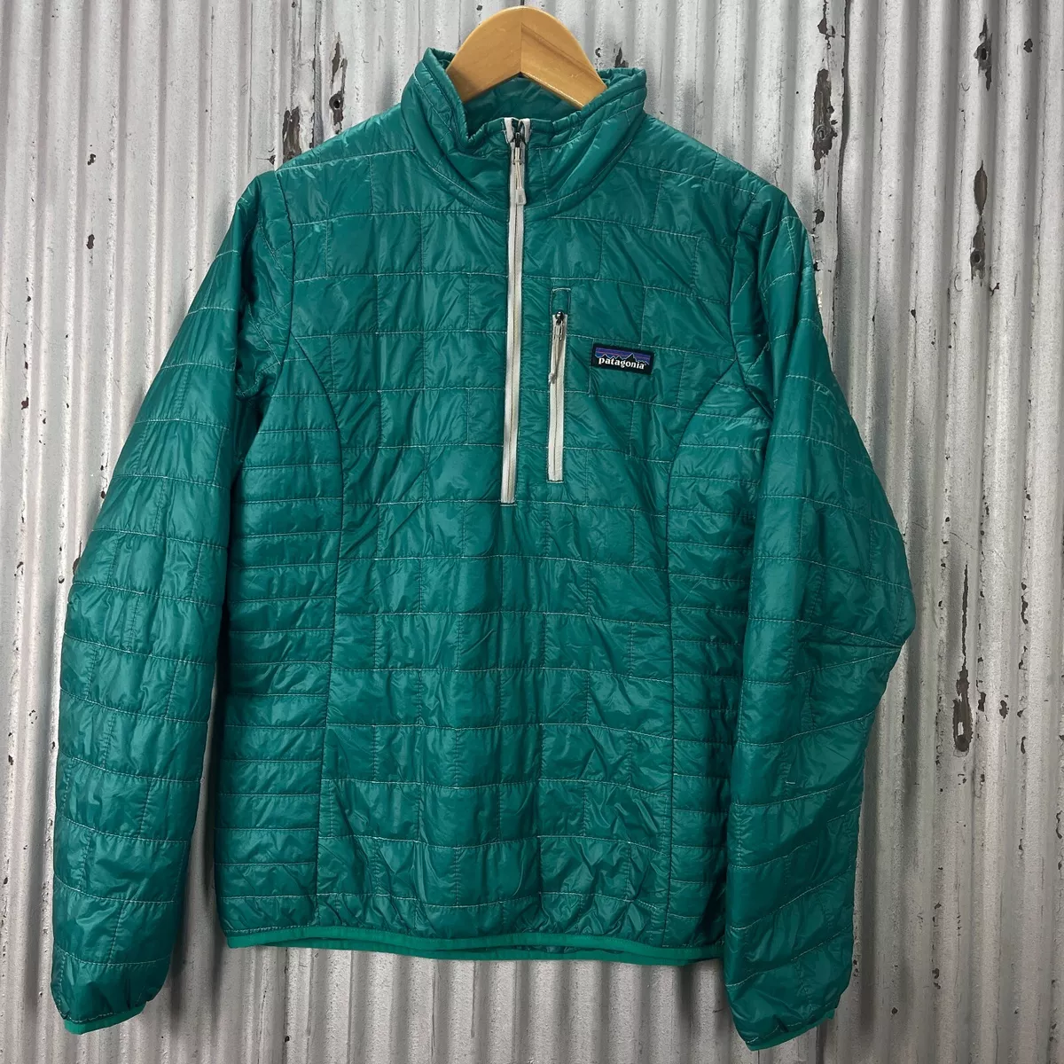 Patagonia Special Edition Nano Puff Pullover Womens S teal jacket