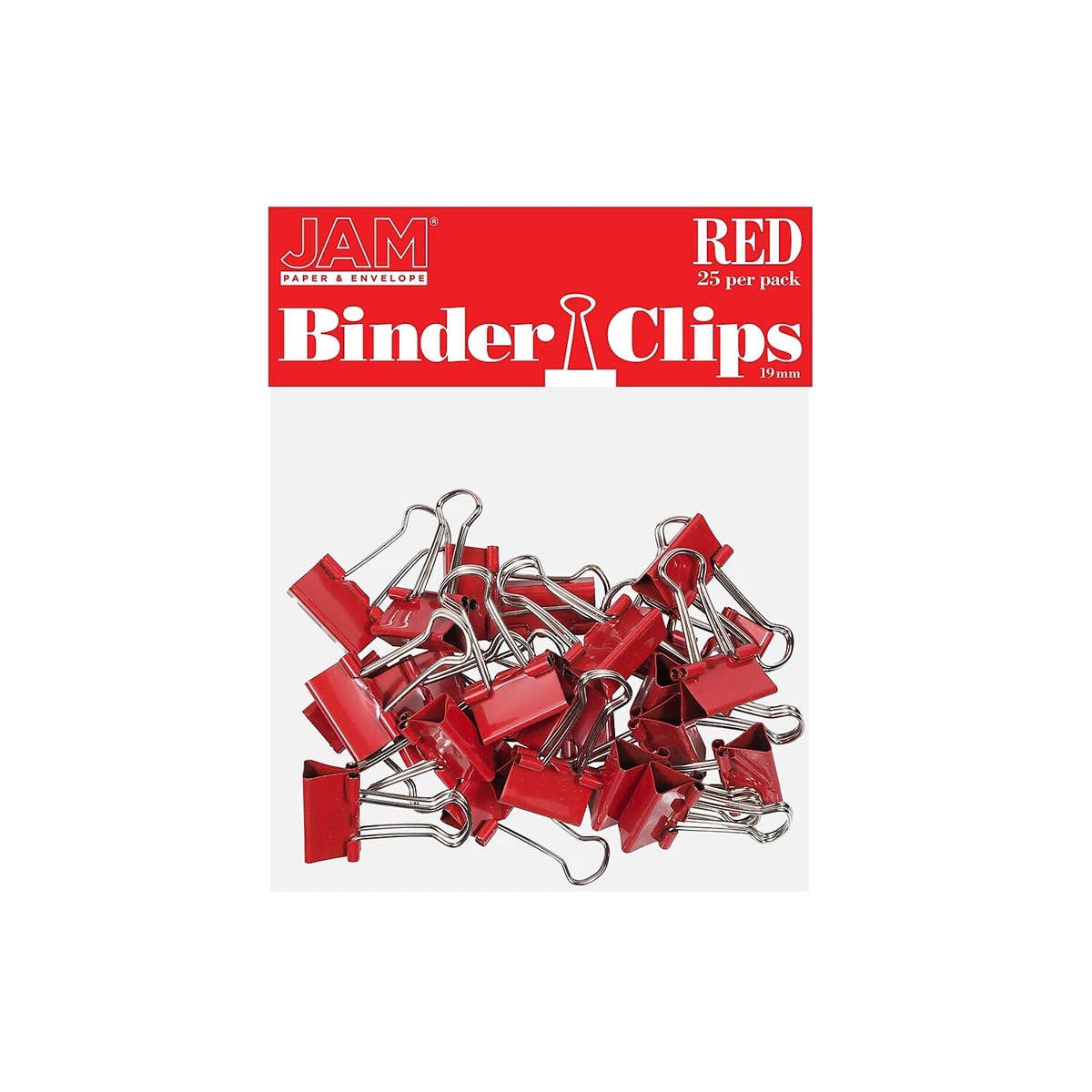 JAM Paper Colored Small Binder Clips 3 8