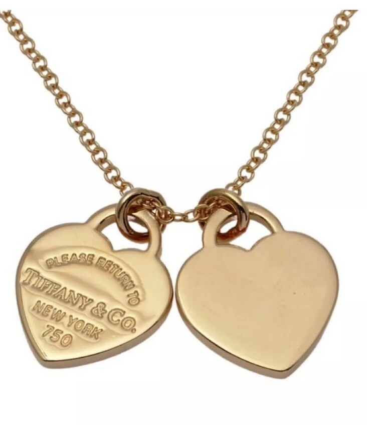 Tiffany & Co. Return to Double Heart Necklace 16