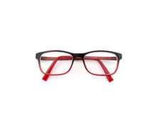 Esprit Eyeglasses, Frames Only, ET17457 587, 50-15-135, Plastic, Black/Red