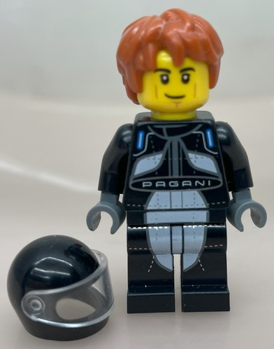 LEGO ®-Minifigur Helm&Haare Speed Champions aus Set 76915 Pagani Utopia - sc109 - Picture 6 of 9