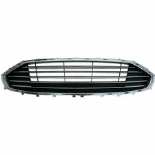 Front Bumper Upper Grille for Ford Fusion 2019 2020 Chrome Factory Style