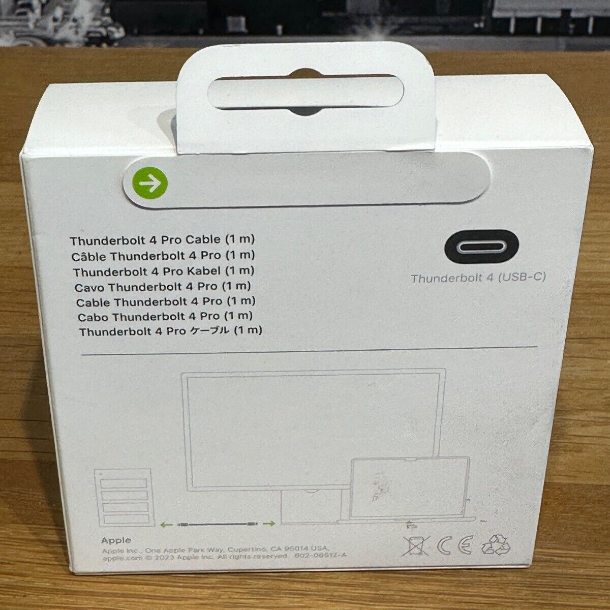 🟢 Apple Thunderbolt 4 Pro 1.8m 3m Cable USB-C MacBook iPad 🟢 Apple Thunderbolt 4 Pro 1.8m 3m Cable USB-C MacBook iPad