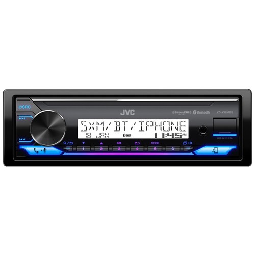 JVC 1-DIN Marine Bluetooth Radio, 4x 6.5" 180W Max Speakers, 4 Channel Amplifier - Picture 5 of 5