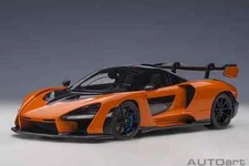 AUTOart 76078 McLAREN SENNA 1/18 MODEL CAR TROPHY MIRA / ORANGE
