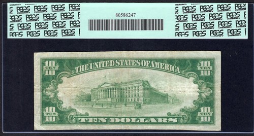 🇺🇸 IA 1929 $10 ♚♚GRAND RIVER, IOWA♚♚ PCGS FINE 15 VERY SCARCE!! - Picture 3 of 3