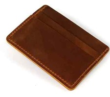 Card Wallet Slim Men Genuine Leather Credit Card Holder Cash Pocket Cardholder