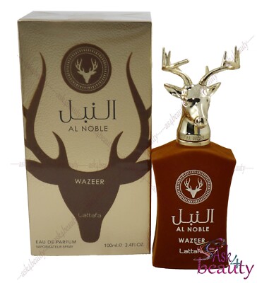 香水(ユニセックス) LATTAFA AL NOBLE WAZEER EDP 100ml Lattafa Al Noble Wazeer 3.4oz/100ml Edp Spray For Unisex New In