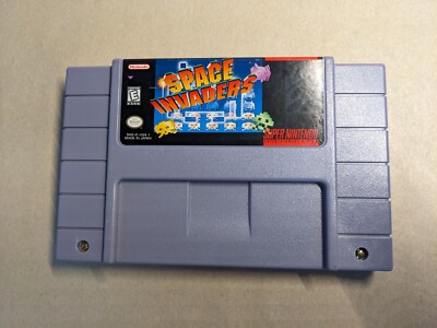Space Invaders Super Nintendo Entertainment System SNES Cartridge Only Tested