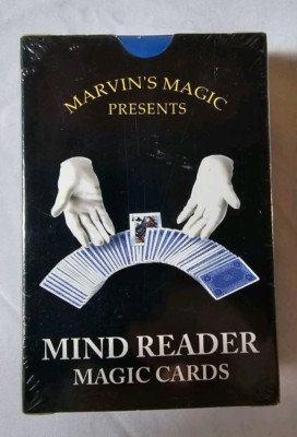 Marvin's Magic Mind Reader Magic Card Deck SEALED