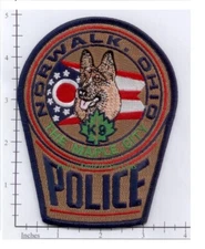 Ohio - Norwalk OH K-9 Police Dept Patch