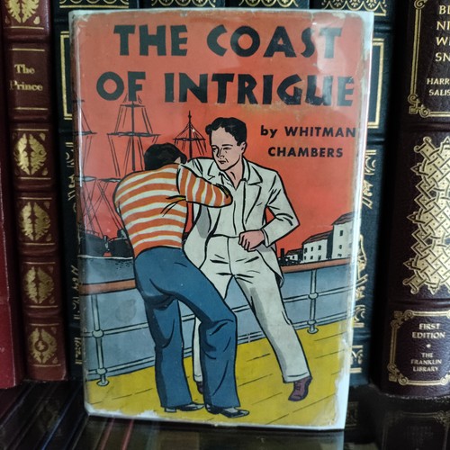 ANTQ_THE COAST OF INTRIGUE_Whitman Chamber_HCDJ_1st Edition_1928_Very Good