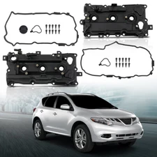 Engine Valve Cover w/ Gasket Fit For 2009-2014 Nissan Murano Quest V6 3.5L