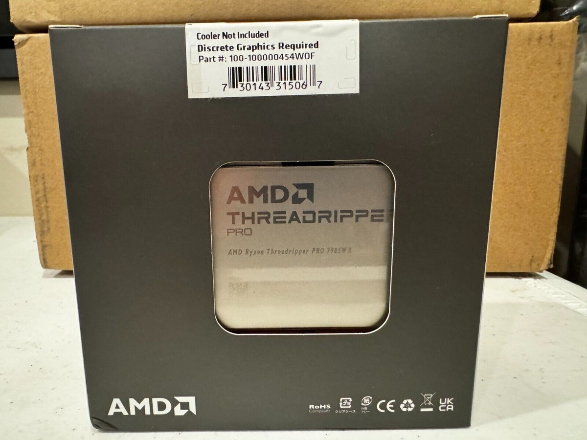 AMD Ryzen Threadripper PRO 7985WX 3.2GHz 64C 128T 100-000000454