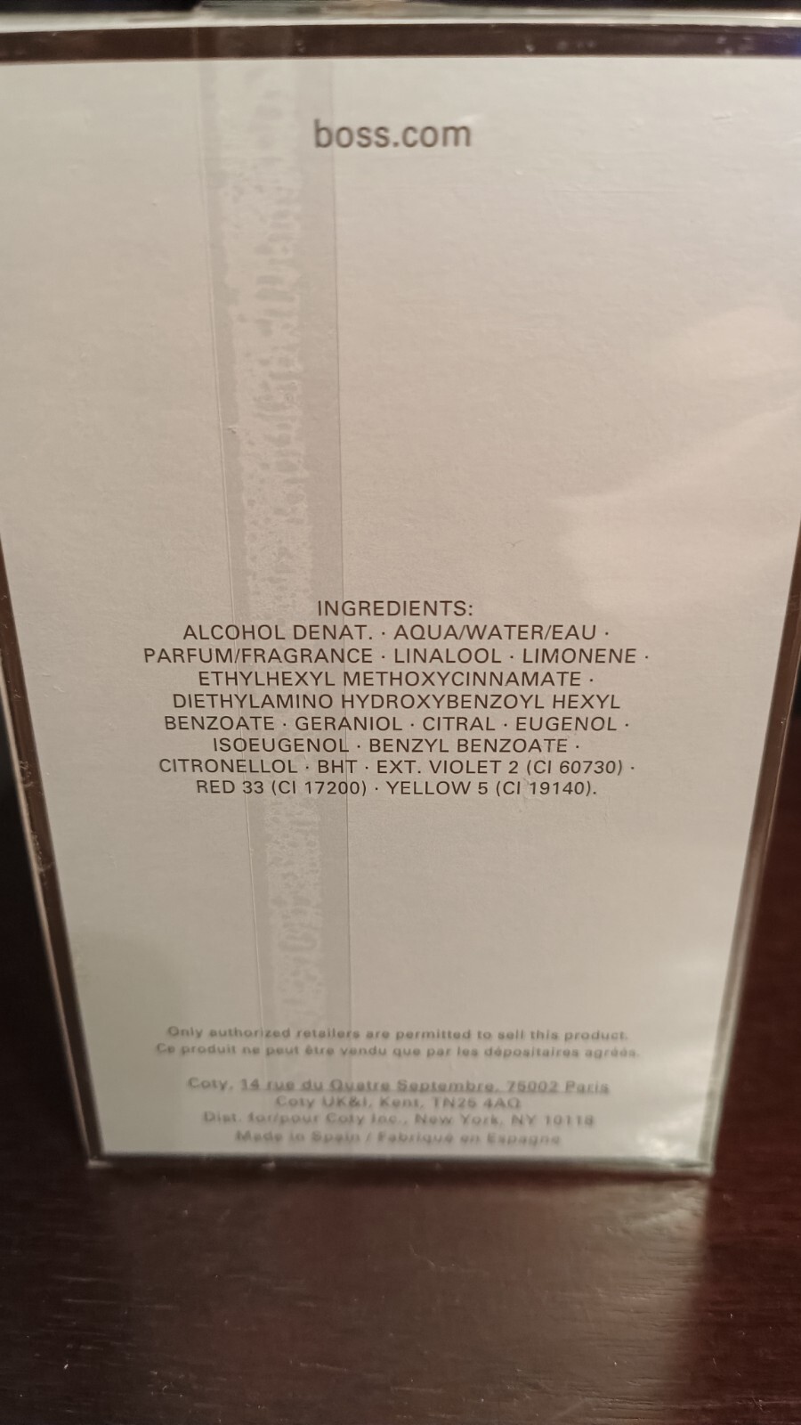 BOSS Man Eau de Toilette, 100 ml 3616301623359 eBay