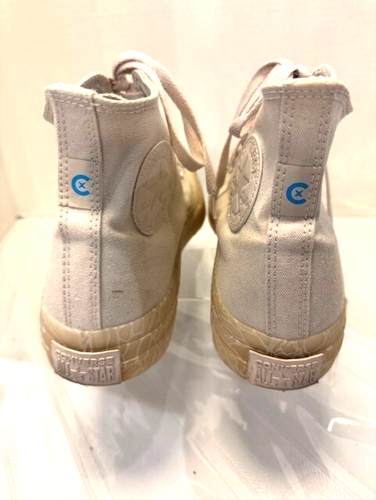 Converse Sneakers Size 12 Hi Top Lace Up-Off White Light Cream- Free Shipping - Bild 5 von 9