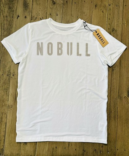 NWT NOBULL Unisex Kid’s Tee - Small - White - Picture 5 of 6