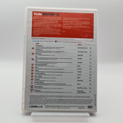 LES MILLS BODYPUMP 81 - DVD + CD + BOOKLET SET - WORKOUT FITNESS