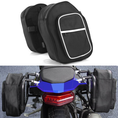 2PCS Repair Tool Bag Side Pannier Bag Fit For Triumph SPEED FOUR 600 2002-2006