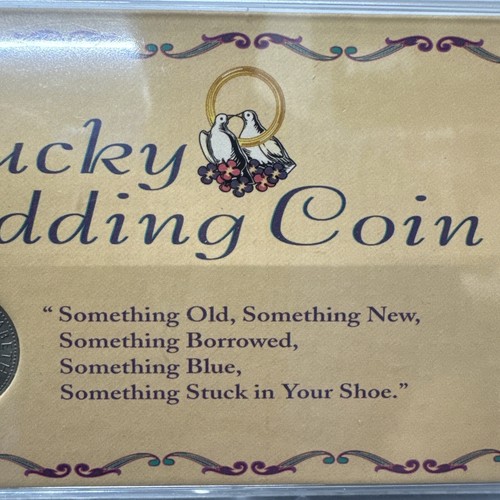 The Lucky Wedding Coin "Lucky English Six Pence" 1966 Regina Elizabeth Coin Mint - Picture 6 of 6