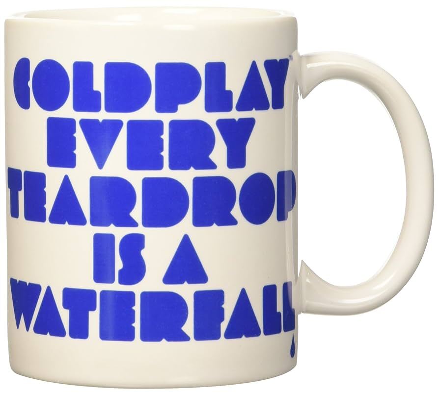 Coldplay Every Teardrop Is A Waterfall Boxed Mug