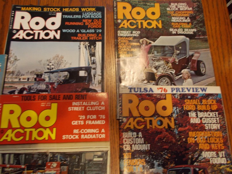 "ROD ACTION" HOT ROD MAGAZINE 1976 MISSING AUGUST. 11 ISSUES. EXCELLENT!