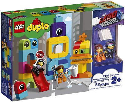 Lego Movie 2 Duplo Set 10895 EMMET AND LUCY'S VISITORS FROM THE DUPLO PLANET New
